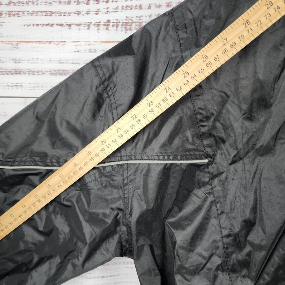 Milwaukee Motorcycle Rain Jacket Small‎ Nylon Windbreaker Cinch Waist Mesh Lined